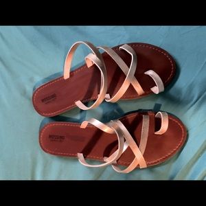 Brown and Gold Sandles